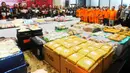 Bareskrim Polri merilis narkotika jenis sabu dan ganja seberat lebih dari satu ton yang diungkap dari jaringan narkoba internasional. (merdeka.com/Arie Basuki)