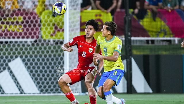  Melihat Perjuangan Timnas Indonesia U-17 saat Ditaklukkan Brasil di Piala Dunia U-17 2025