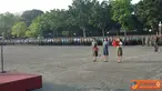 Citizen6, Cilangkap: Panglima TNI Laksamana TNI Agus Suhartono, memberikan amanat yang dibacakan oleh Kapuskes TNI Marsda TNI Dr. Maryunani, selaku Irup di Lapangan Upacara Mabes TNI, Cilangkap, Jakarta. (Pengirim: Badarudin Bakri)