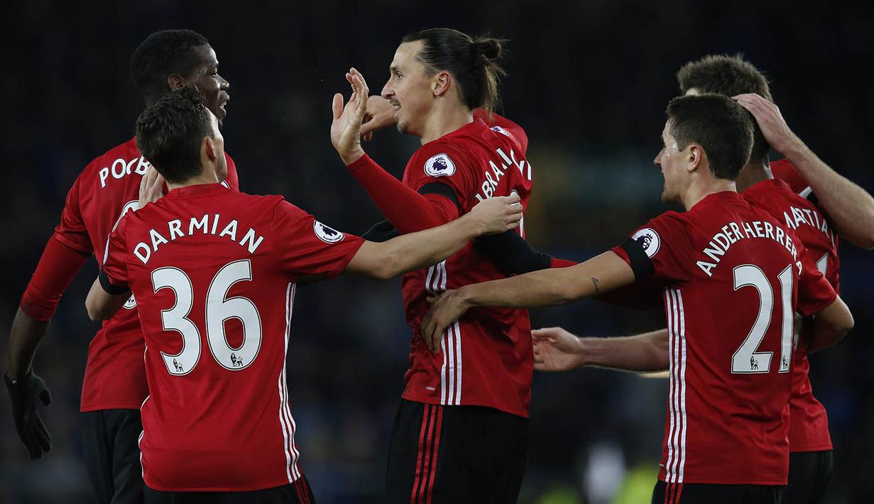 6. Zlatan Ibrahimovic (Manchester United) - 8 Gol. (Reuters/Andrew Yates)