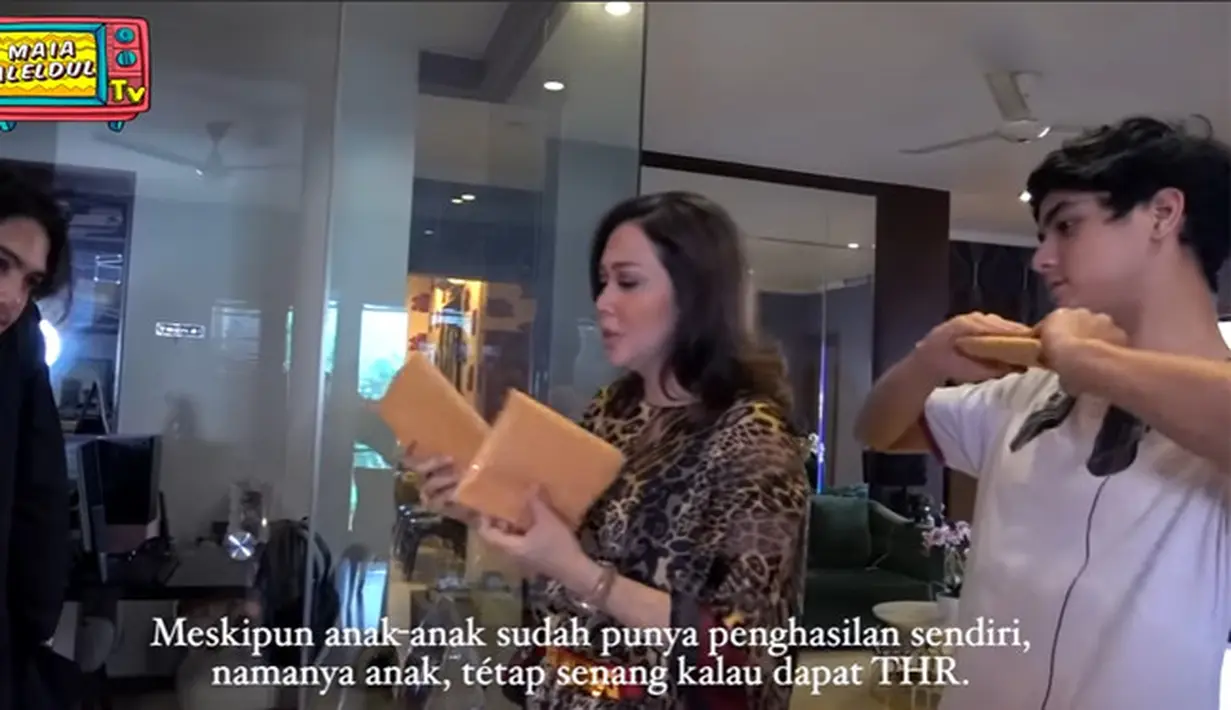 Lebaran kedua Maia Estianty (Youtube/MAIA ALELDUL TV)