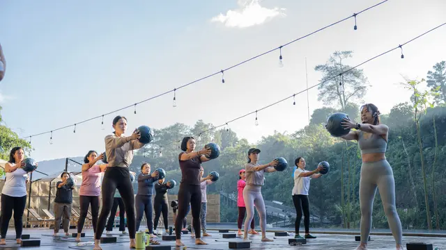 Sesi Mat Pilates [Dok/PlataranPuncak]