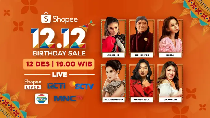 Yuk, Ikut Rayakan Ulang Tahun Ke-4 Shopee di Shopee 12.12 Birthday Sale TV Show!