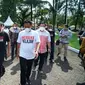 Rektor USU, Muryanto Amin, saat menyambut kunjungan Mendikbudristek, Nadiem Makarim, beberapa waktu lalu