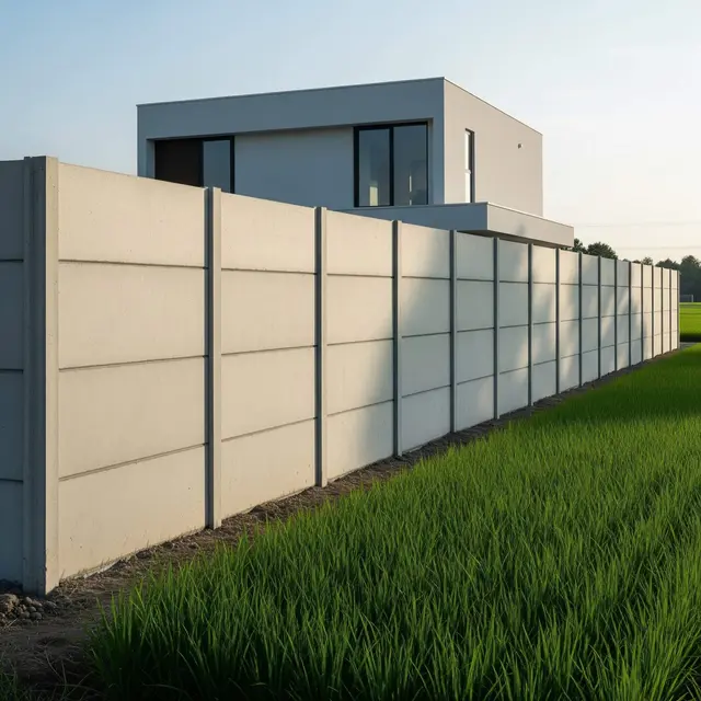 Desain Rumah di Tepi Sawah dengan Pagar Pengaman Anti Ular
