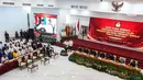 KPU menetapkan pasangan Prabowo Subianto dan Gibran Rakabuming Raka sebagai Presiden dan Wakil Presiden RI terpilih pada Pilpres 2024 melalui sidang pleno terbuka pada Rabu (24/4/2024) di kantor KPU RI. (Liputan6.com/Angga Yuniar)