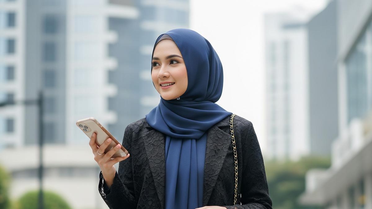 8 Model Abaya Blazer Brokat 2025, Elegan dan Modern untuk Segala Acara