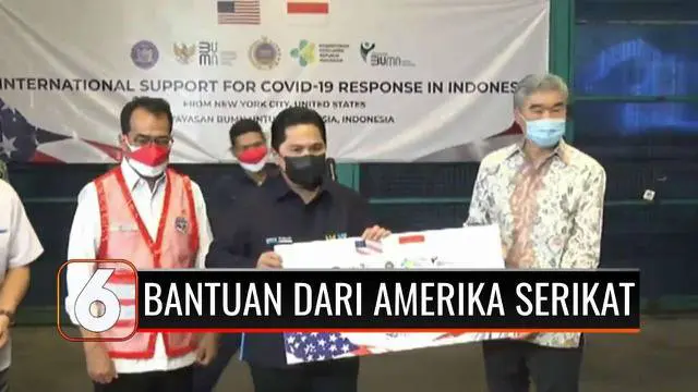 Melalui Menteri BUMN Erick Thohir, Indonesia kembali menerima bantuan alat kesehatan berupa ventilator dari Amerika Serikat. Sebelumnya Pemerintah Amerika juga telah memberikan 8 juta dosis vaksin, 1.000 ventilator, dan 55 juta Dolar AS.