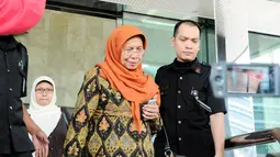 Anggota Komisi VIII DPR itu diperiksa sebagai saksi untuk tersangka mantan Menag Suryadharma Ali terkait kasus dugaan korupsi penyelenggaraan ibadah haji tahun 2012-2013 di Kementerian Agama, Rabu (27/8/14). (Liputan6.com/Andrian M Tunay)