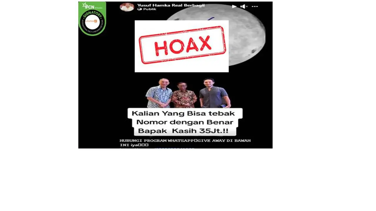Cek fakta Jusuf Hamka berbagi