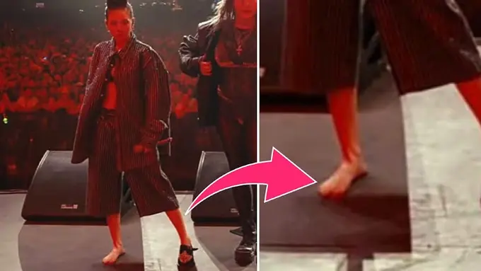 Sandara Park 2NE1 Kembali Menemukan Sepatunya setelah hilang di panggung Coachella 2022