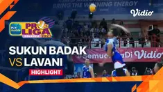Berita video highlights laga pekan kedua putaran pertama PLN Mobile Proliga 2023 antara Kudus Sukun Badak melawan Jakarta LavAni Allo Bank, Kamis (12/1/2023) siang hari WIB.
