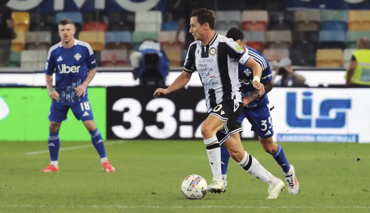 Namun Como akhirnya keok gara-gara gol Brenner. (Andrea Bressanutti/LaPresse via AP)