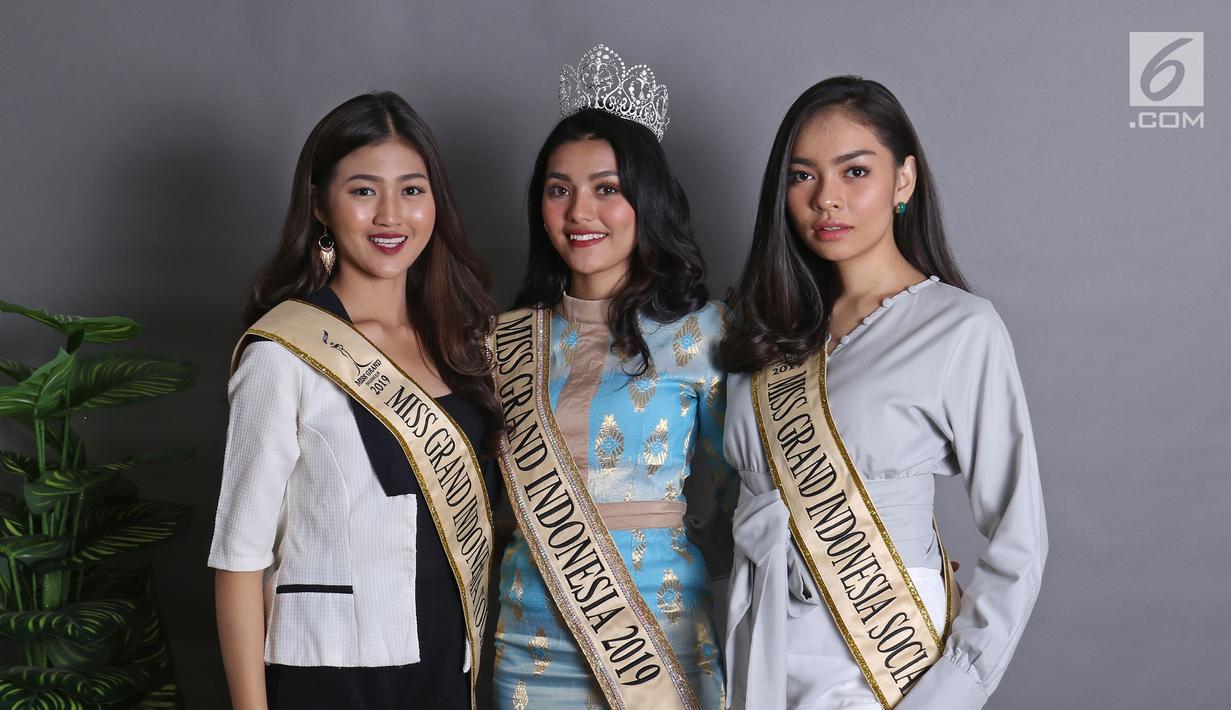 Foto 3 Wanita Cantik Finalis Miss Grand Indonesia 2019 Showbiz Liputan6 Com