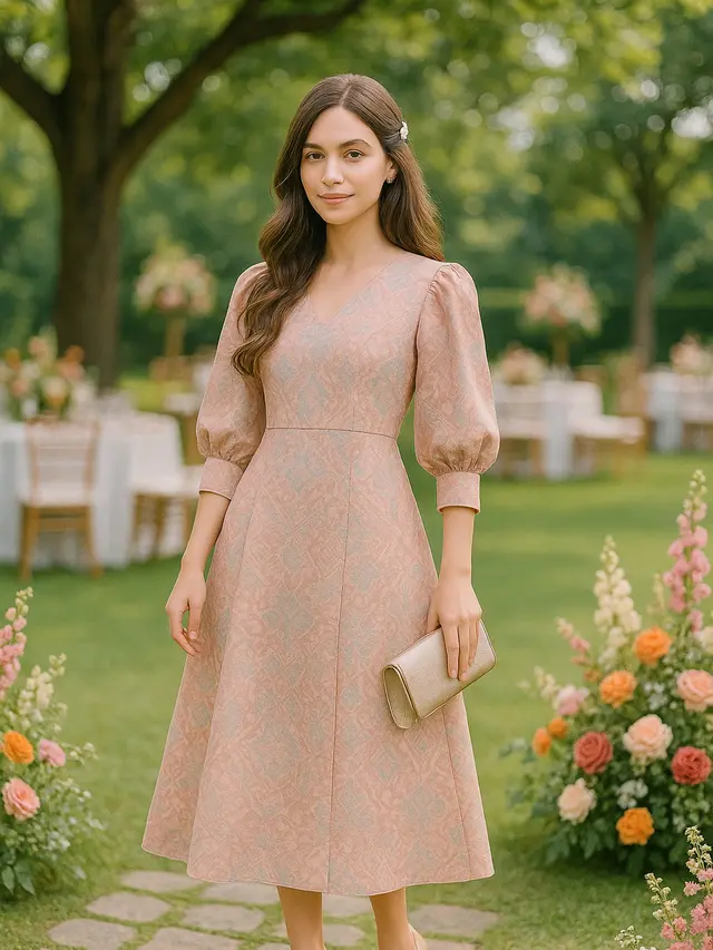 Model Baju Batik Pastel Kondangan Modern Anti Terlihat Tua