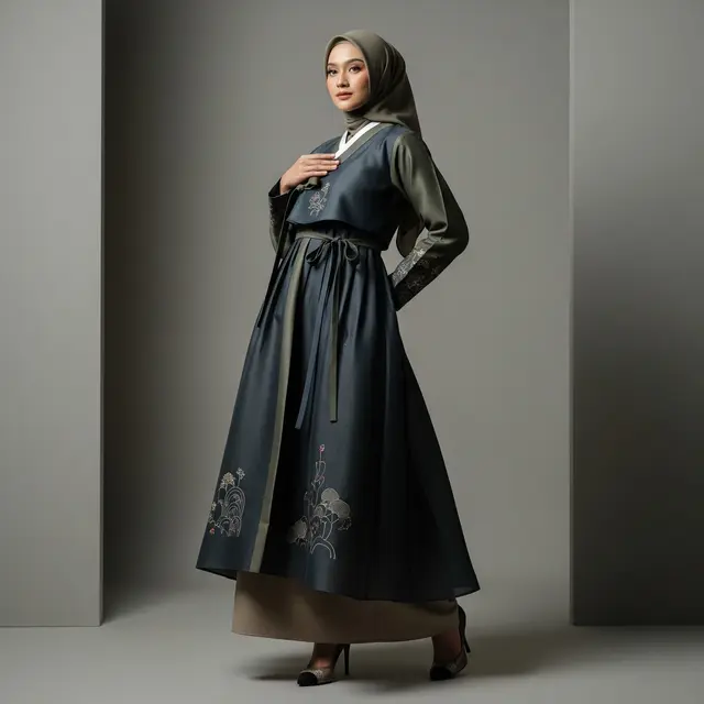 Model Gamis Hanbok Terbaru untuk Lebaran 2026