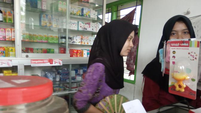 Langkanya masker disampaikan apotek-apotek di Blora, Jawa Tengah (Foto: Liputan6.com/ Ahmad Adirin)