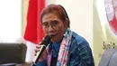 Mantan Menteri Kelautan dan Perikanan Susi Pudjiastuti saat acara diskusi "Ngopi Bareng Presiden PKS" di DPP PKS, Jakarta, Senin (20/1/2020). Diskusi ini mengangkat tema "Sengketa Natuna dan Kebijakan Kelautan". (Liputan6.com/Herman Zakharia)