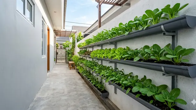 Ide Lorong Samping Rumah yang Bisa Menghasilkan Panen Harian. Gemini