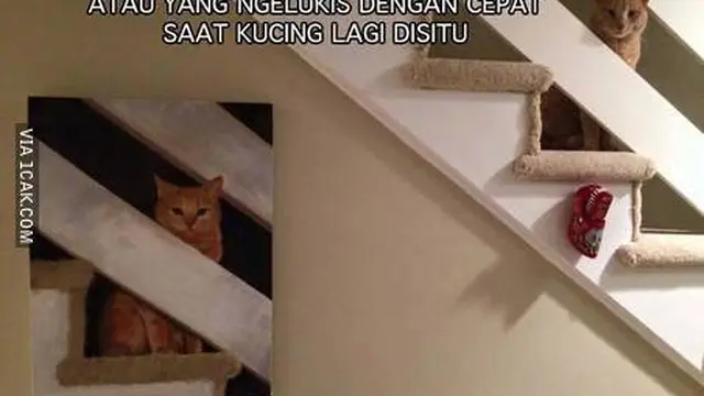 6 Kreasi Unik Bikin Lukisan Gambar Hewan Ini Bikin Tepuk Jidat