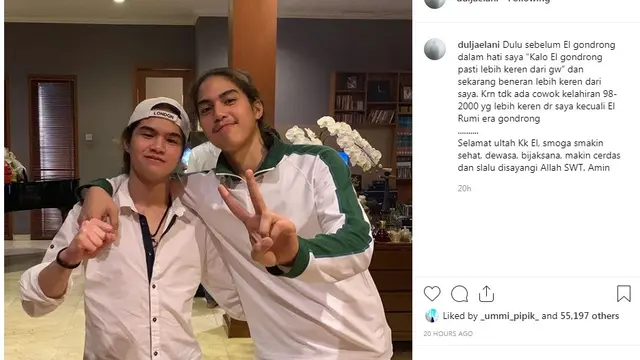 Dul Jaelani (Foto: Instagram)