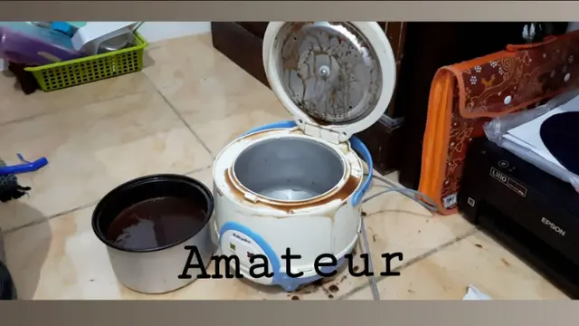 6 Momen Apes Masak Pakai Rice Cooker Ini Bikin Elus Dada, Suasana Hati Jadi Buruk