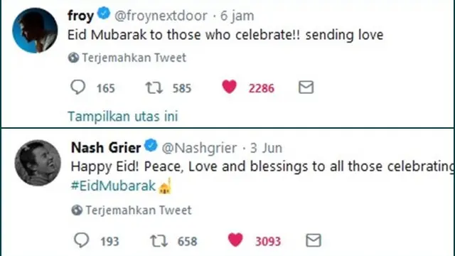 Selebriti Ucapkan Selamat Lebaran