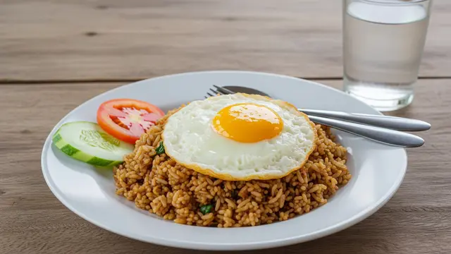 Ilustrasi nasi goreng khas Tegal