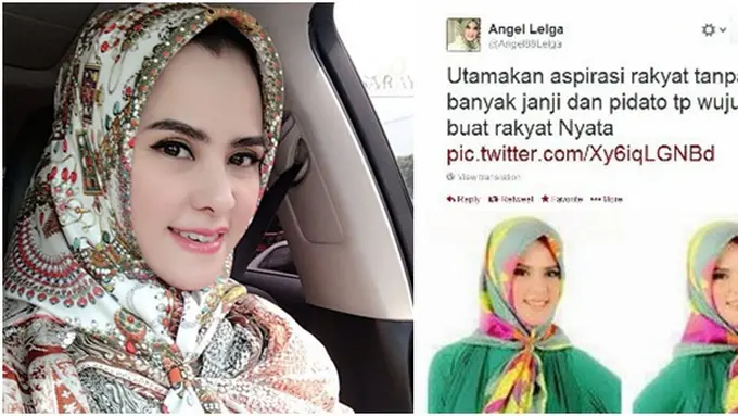 Photo copyright Instagram/angellelga, Merdeka.com