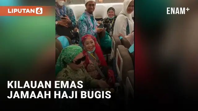VIDEO: Pulang Haji Berkilauan Emas, Netizen: Tiati Pahala bisa Ludes
