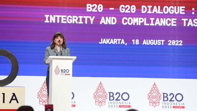 Chair of B20 Indonesia Shinta Kamdani