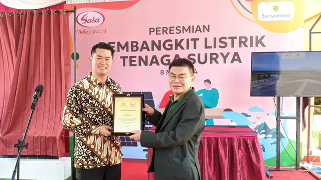 PT Sasa Inti Resmikan Penggunaan PLTS, PNB dan PAUD