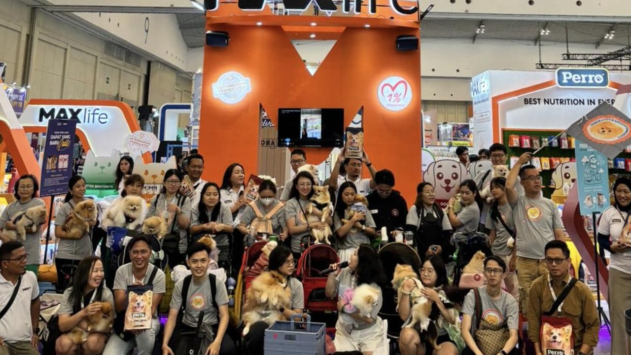 Kino Indonesia meluncurkan nutrisi hewan peliharaan khusus Anjing dengan merek Perro pada 6-8 September 2024 lalu di acara Indonesia International Pet Expo (IIPE) 2024. (Dok Kino)