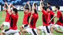 Menghadapi Australia, Timnas Indonesia menyiapkan 29 pemain. (DAVID GRAY/AFP)