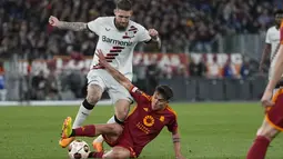 Gol-gol kemenangan Leverkusen masing-masing dicetak Florian Wirtz dan Robert Andrich. (AP Photo/Andrew Medichini)