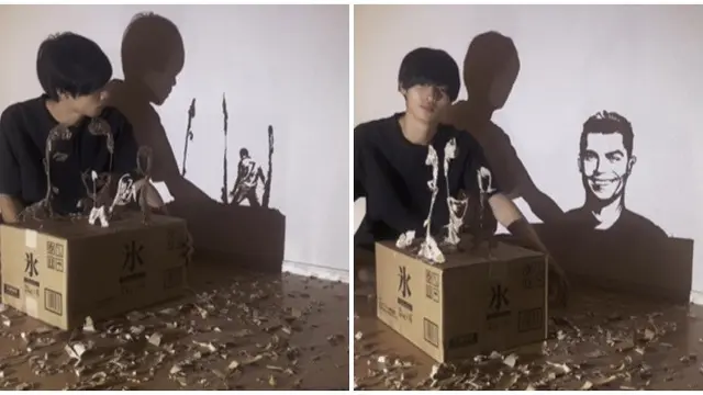 Pria Ini Buat Karya Seni Bayangan Bermodal Kardus, 6 Hasilnya Mengagumkan