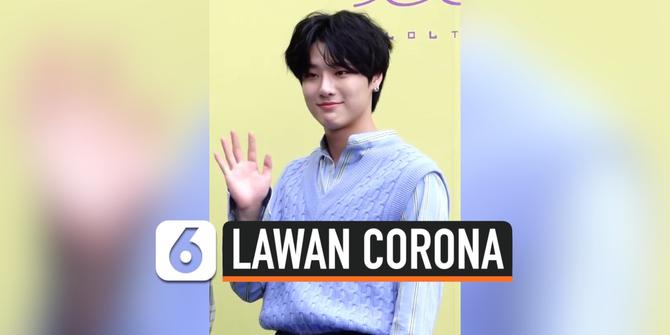 VIDEO: Lawan Corona, Member X1 Cho Seungyeon Sumbang Antiseptik