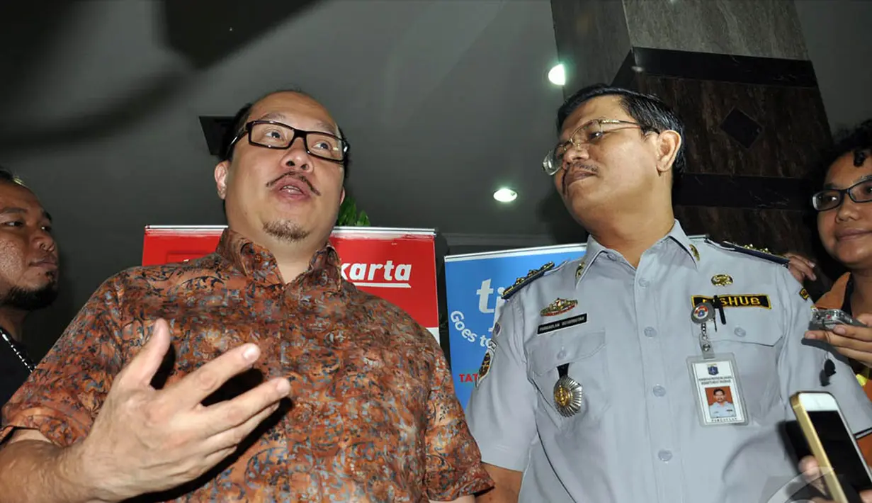 Antonius Kosasih akan meminta pertanggungjawaban dari PT Korindo Motors selaku pemegang merek Yutong, Jakarta, Rabu (3/9/2014) (Liputan6.com/Miftahul Hayat)