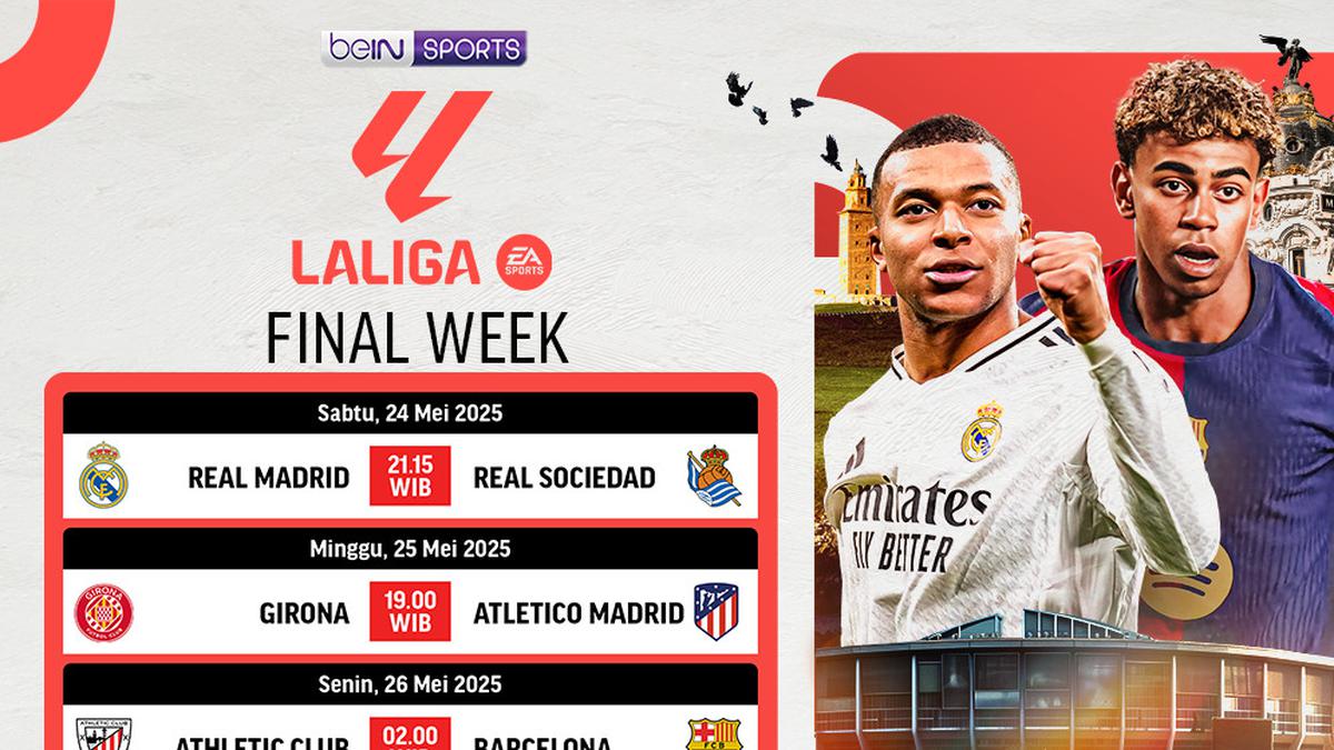 Jadwal Nonton Streaming LaLiga Final Week Lengkap: Athletic vs Barca di Vidio
