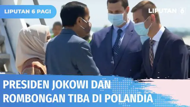 Presiden Jokowi beserta rombongan tiba di Polandia, hanya berjarak 80 kilometer dari perbatasan Ukraina. Presiden Jokowi dan rombongan akan melanjutkan perjalanan ke Ukraina dengan membawa misi perdamaian.