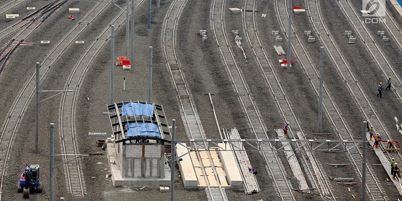 Ditargetkan Rampung Maret 2019, Begini Penampakan Terkini Depo MRT Lebak Bulus