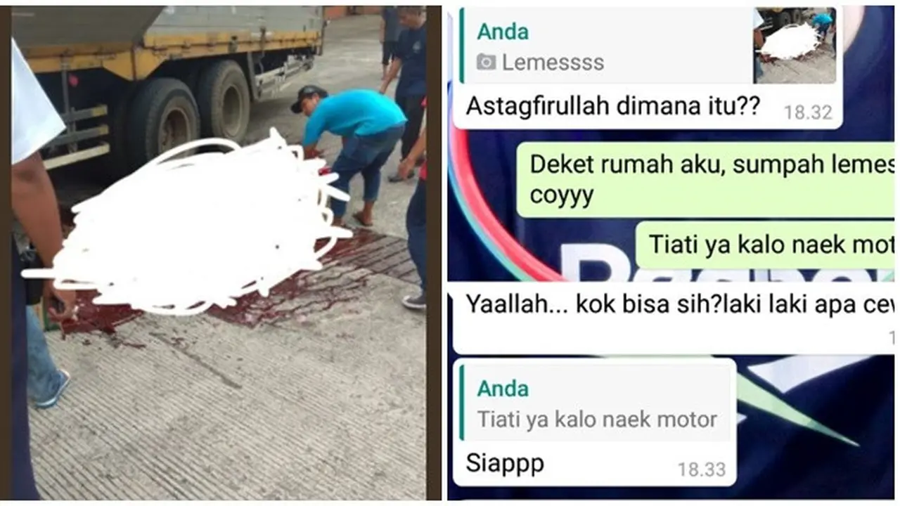 Foto Korban Kecelakaan Ini Sengaja di Sensor