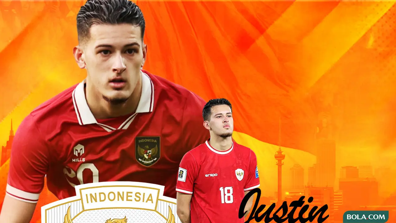 Timnas Indonesia - Ilustrasi Justin Hubner