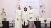 Nurhayati Subakat, CEO Wardah dan Atalia Praratya Kamil, istri Ridwan Kamil dalam acara Wardah "Ibu, Inspirasi Duniaku."