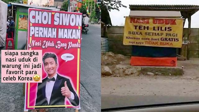 6 Spanduk Penjual Nasi Uduk Ini Bikin Geleng Kepala Hot Liputan6 Com