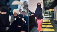Gaya Ratu Rizky Nabila bercadar. (Sumber: Instagram/raturn)
