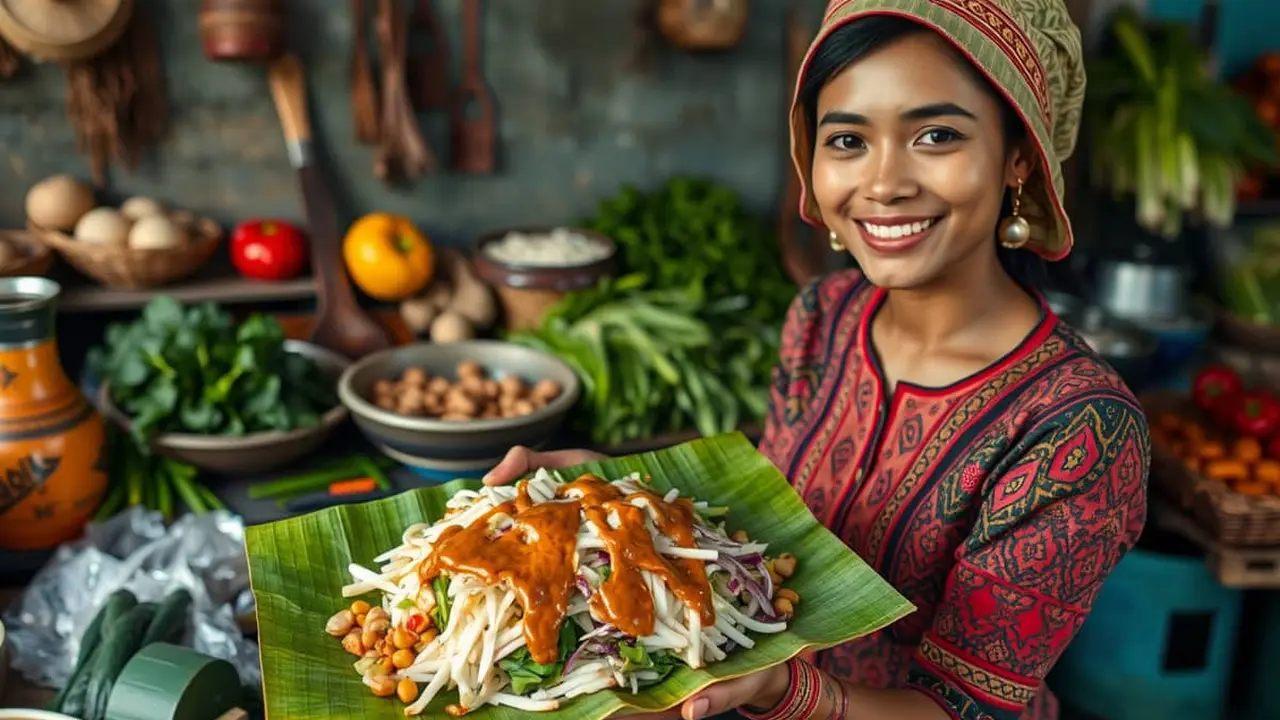 resep pecel sayur