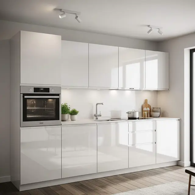 Desain Dapur dengan Kitchen Set Single Line Minimalis