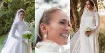 Gaun Pernikahan Putih Selebritis Dunia dan Keluarga Kerajaan. [Instagram]