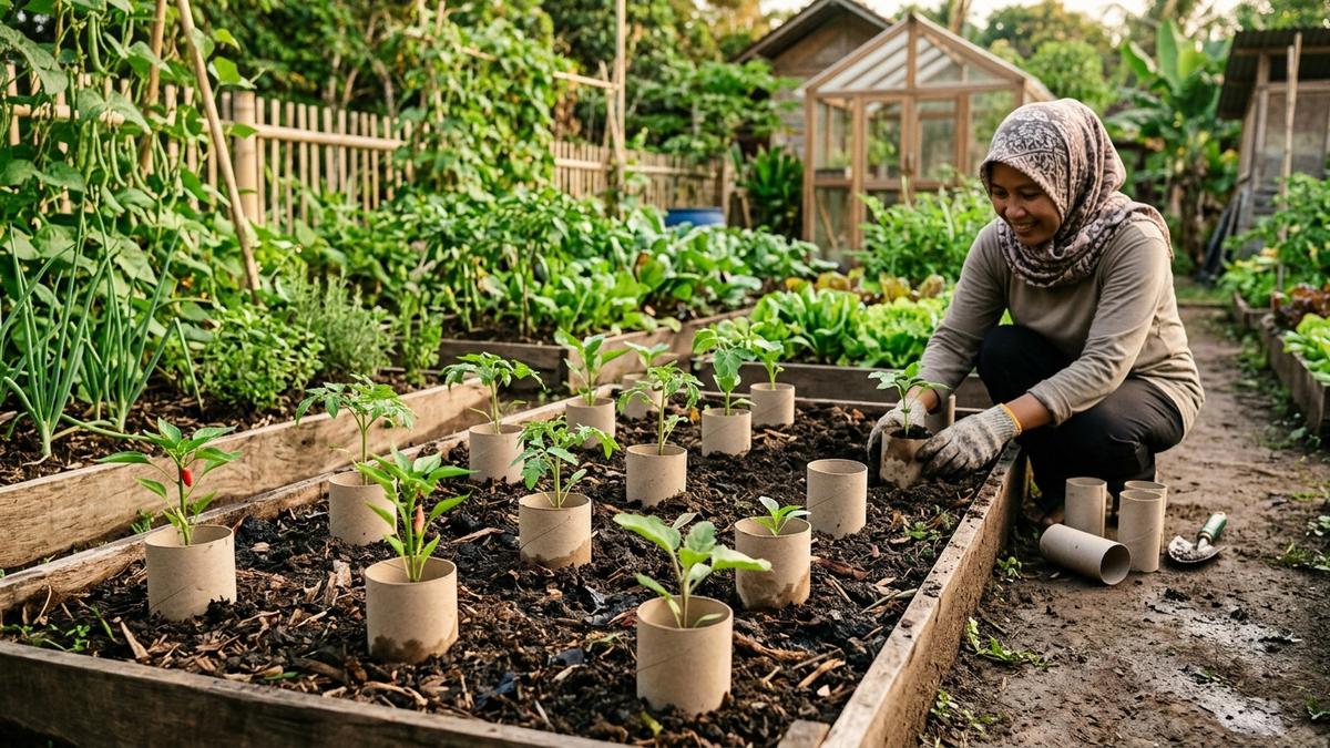 4 Cara Daur Ulang Gulungan Tisu Toilet Bekas untuk Tanaman, Jangan Langsung Dibuang